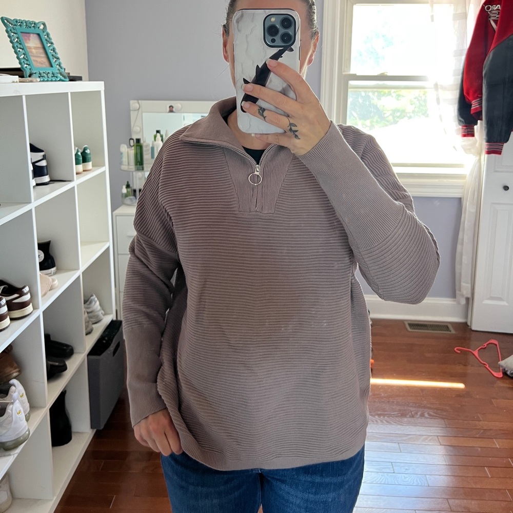 Women’s Taupe Sweater